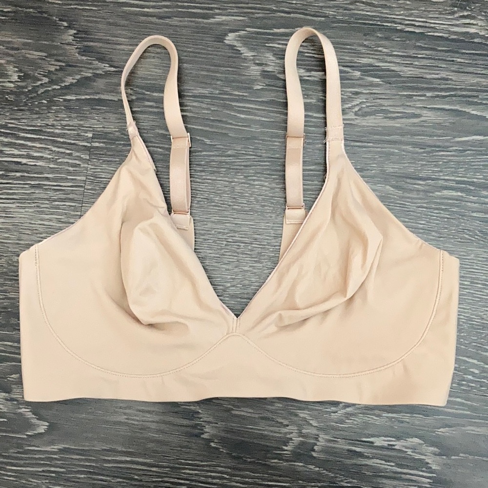 Spanx “The Nudist” unlined wireless bra 34C